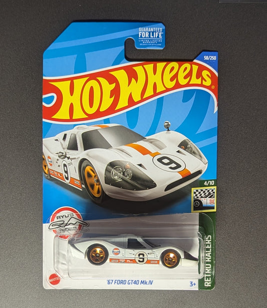 '67 FORD GT40 Mk.IV Hot Wheels