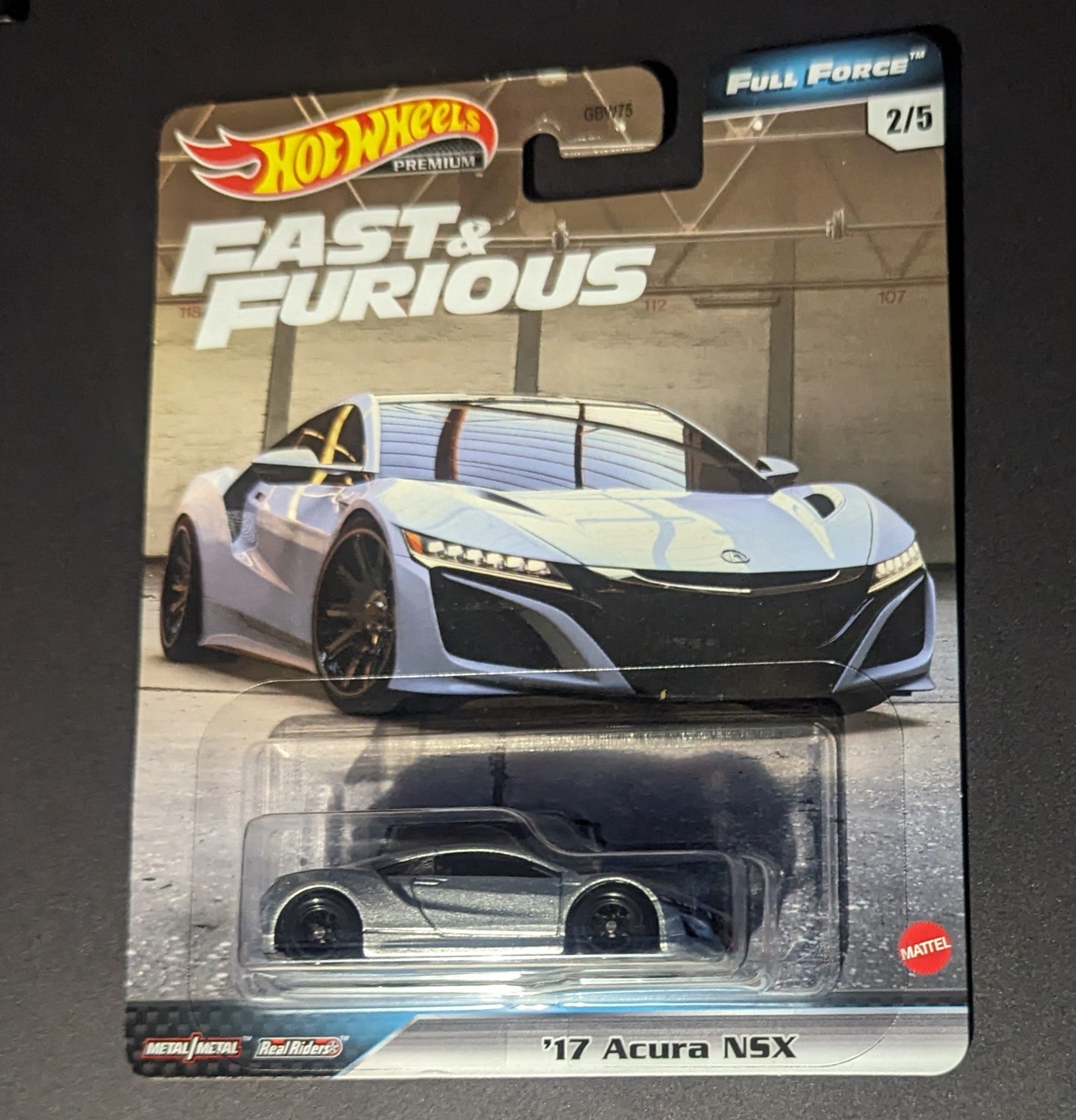 '17 Acura NSX Fast & Furious Full Force Premium Hot Wheels