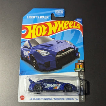 LB-Silhouette Works GT Nissan 35GT-RR Ver.2 Liberty Walk -Blue- Hot Wheels